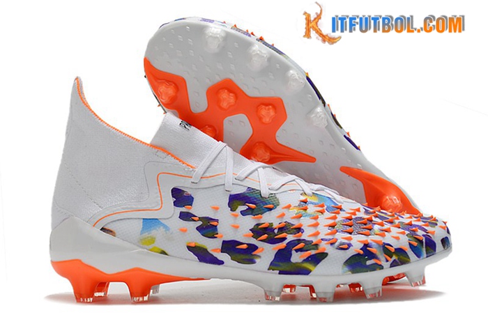 Adidas Botas De Fútbol Predator Freak.1 Ag Blanco