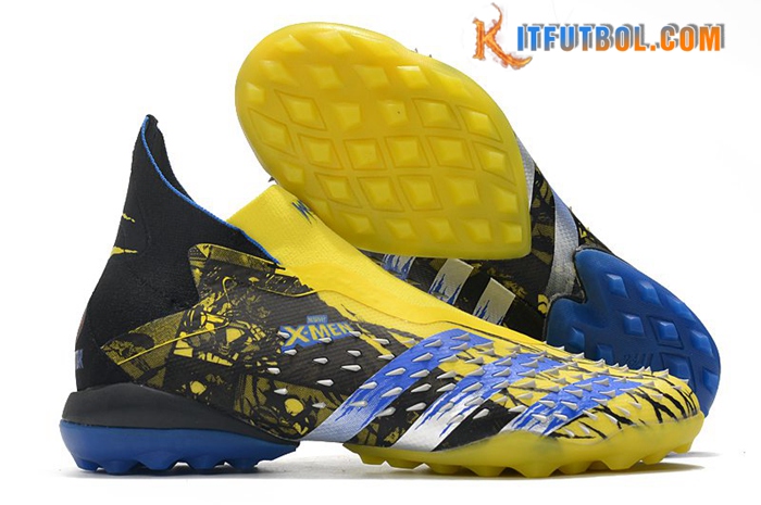 Adidas Botas De Fútbol Predator Freak + TF Amarillo/Negro