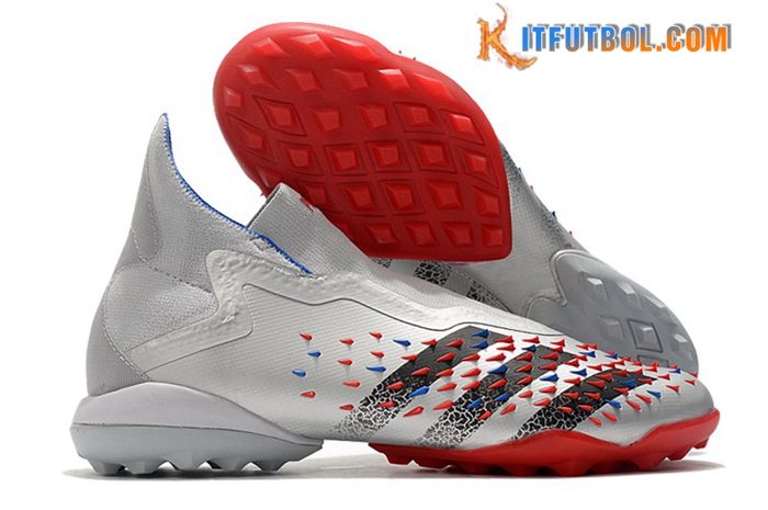 Adidas Botas De Fútbol Predator Freak + TF Gris