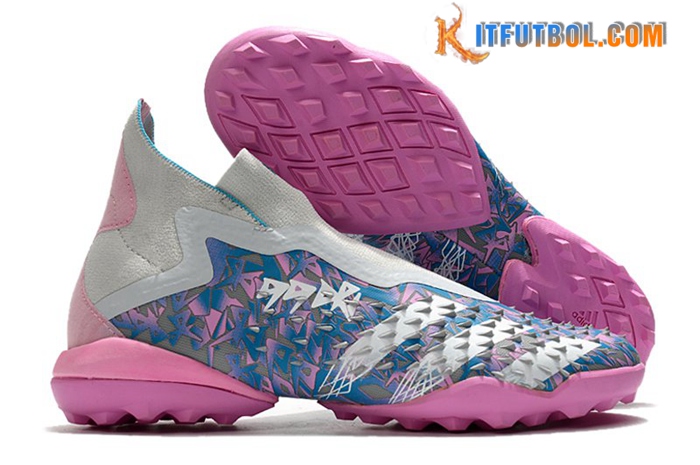Adidas Botas De Fútbol Predator Freak + TF Violeta/Azul