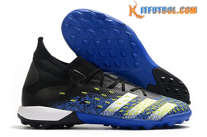 Adidas Botas De Fútbol Predator Freak .3 TF Negro/Azul