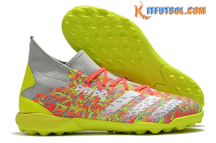 Adidas Botas De Fútbol Predator Freak .3 TF Naranja/Amarillo