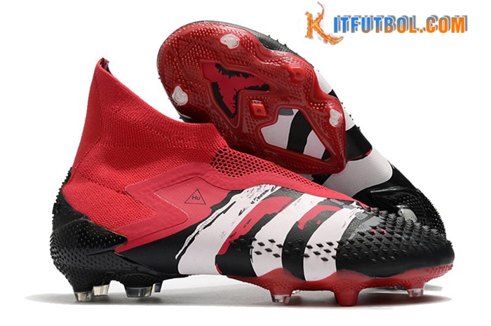 Adidas Botas De Fútbol Predator Mutator 20+ FG Rojo/Negro