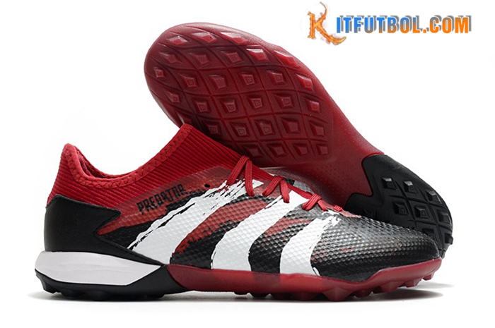 Adidas Botas De Fútbol Predator 20.3 L TF Rojo/Negro