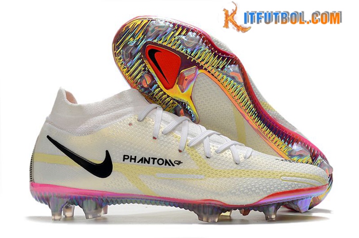Nike Botas De Fútbol Phantom GT2 Elite DF FG Blanco