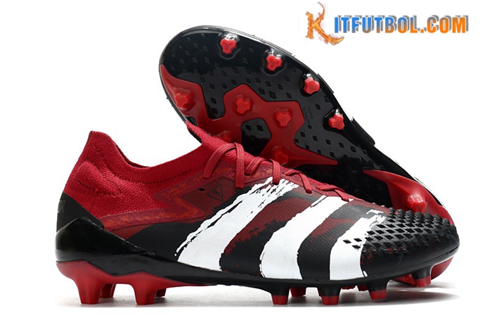 Adidas Botas De Fútbol Predator Mutator 20.1 Low AG Rojo/Negro