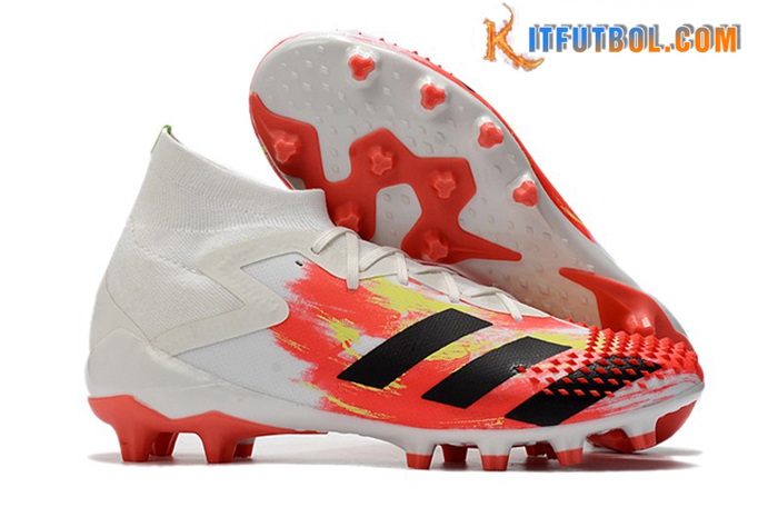Adidas Botas De Fútbol Predator Mutator 20.1 AG Blanco/Naranja