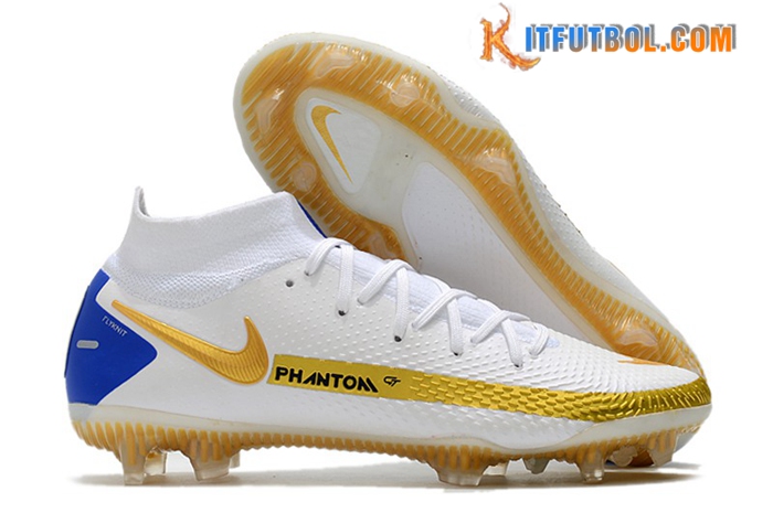 Nike Botas De Fútbol Phantom GT Elite Dynamic Fit FG Blanco