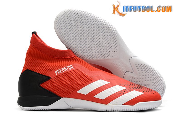 Adidas Botas De Fútbol PREDATOR 20.3 Laceless IN Rojo