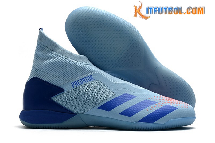 Adidas Botas De Fútbol PREDATOR 20.3 Laceless IN Azul Claro