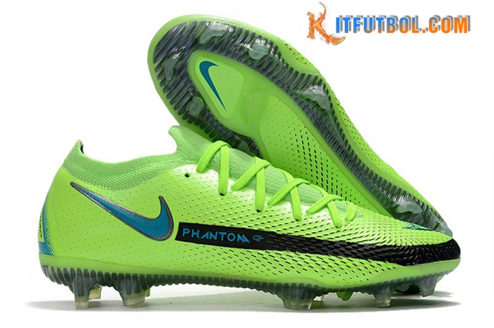 Nike Botas De Fútbol Phantom GT Elite FG Verde