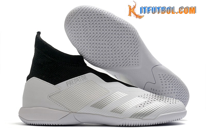 Adidas Botas De Fútbol PREDATOR 20.3 Laceless IN Blanco