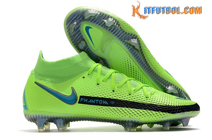 Nike Botas De Fútbol Phantom GT Elite DF FG Verde
