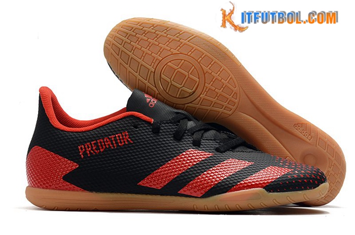 Adidas Botas De Fútbol Predator 20.4 IN Sale Negro/Rojo