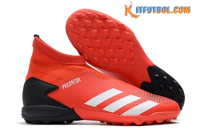Adidas Botas De Fútbol Predator 20.3 Laceless TF Rojo