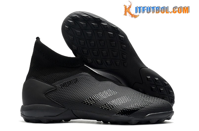 Adidas Botas De Fútbol Predator 20.3 Laceless TF Negro