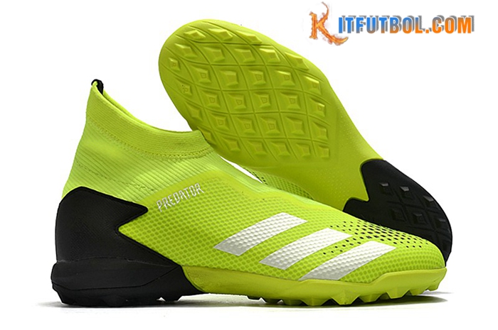 Adidas Botas De Fútbol Predator 20.3 Laceless TF Verde