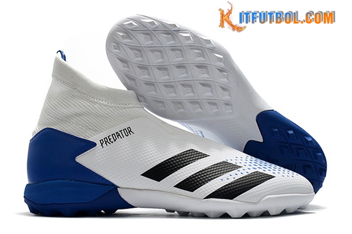 Adidas Botas De Fútbol Predator 20.3 Laceless TF Blanco