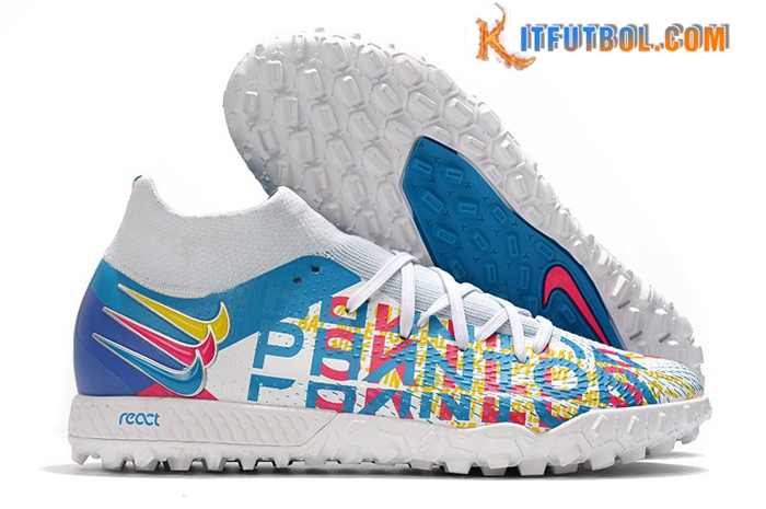 Nike Botas De Fútbol Phantom GT Pro TF Amarillo/Rosa/Azul