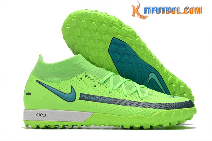 Nike Botas De Fútbol Phantom GT Pro TF Verde