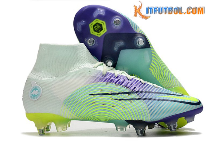 Nike Botas De Fútbol Mercurial Dream Speed Superfly 8 Elite SG Violeta/Verde