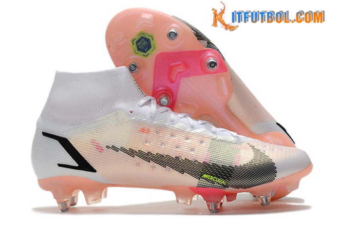 Nike Botas De Fútbol Mercurial Superfly VIII Elite SG PRO Anti Clog Blanco