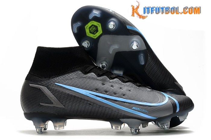 Nike Botas De Fútbol Mercurial Superfly VIII Elite SG PRO Anti Clog Negro