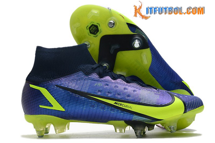 Nike Botas De Fútbol Mercurial Superfly VIII Elite SG PRO Anti Clog Violeta