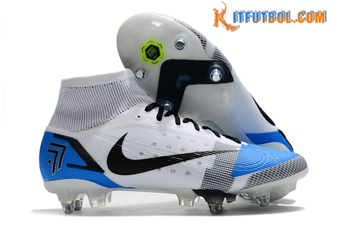 Nike Botas De Fútbol Mercurial Superfly VIII Elite SG PRO Anti Clog Blanco