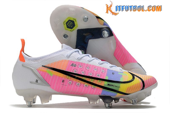 Nike Botas De Fútbol Mercurial Vapor XIV Elite SG PRO Anti Clog Blanco