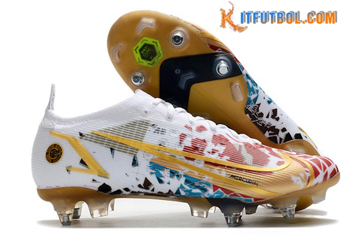 Nike Botas De Fútbol Mercurial Vapor XIV Elite SG PRO Anti Clog Blanco