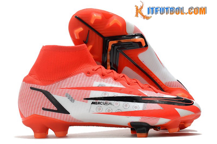 Nike Botas De Fútbol Superfly 8 Spark Positivity CR7 Elite FG Rojo