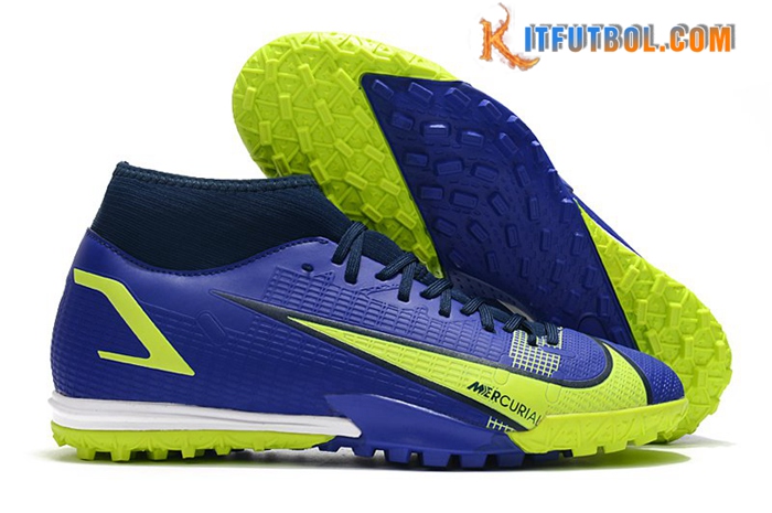 Nike Botas De Fútbol Superfly 8 Academy TF Azul Oscuro