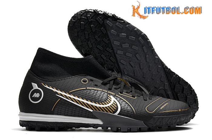 Nike Botas De Fútbol Superfly 8 Academy TF Negro
