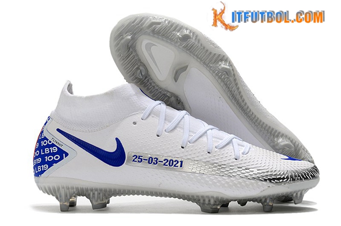 Nike Botas De Fútbol Phantom GT Elite Dynamic Fit FG Blanco