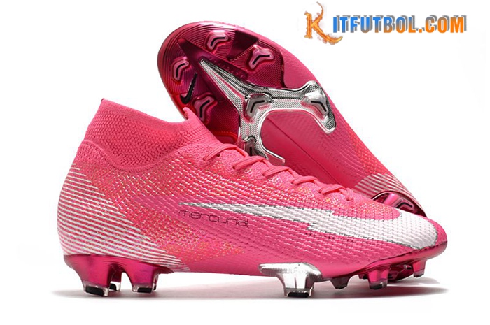 Nike Botas De Fútbol Mercurial Superfly 7 Elite Mbappé Rosa FG Rosa