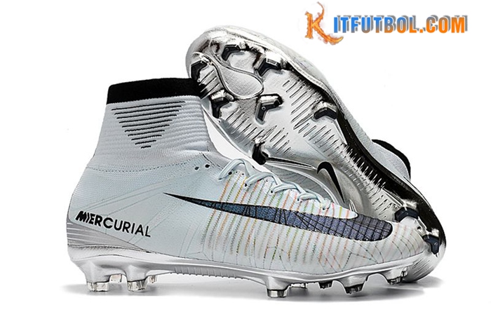 Nike Botas De Fútbol Mercurial Superfly V CR7“Melhor” FG Azul Claro