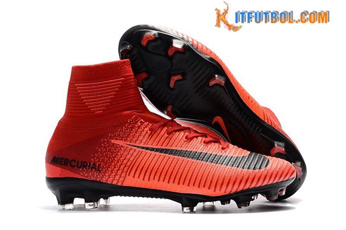 Nike Botas De Fútbol Mercurial Superfly V FG Rojo