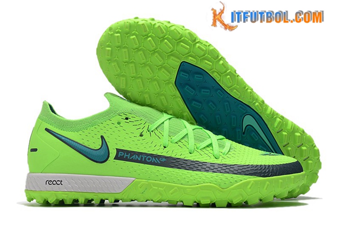 Nike Botas De Fútbol Phantom GT Pro TF Verde