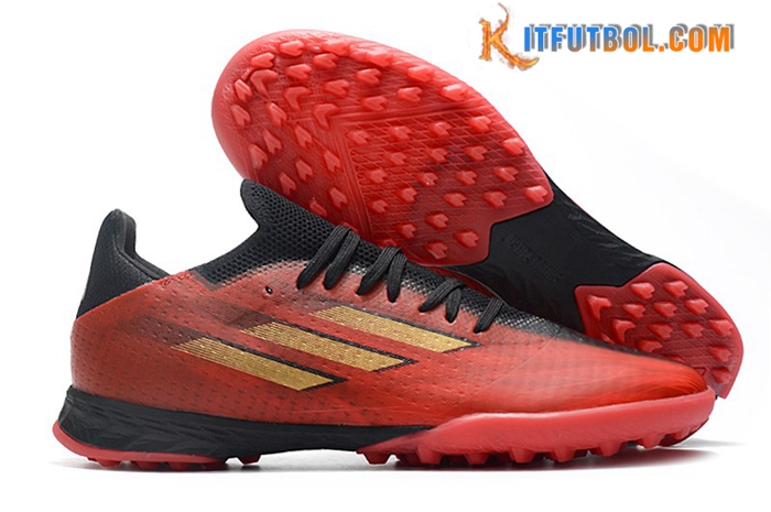 Adidas Botas De Fútbol X Speedflow.1 TF Rojo