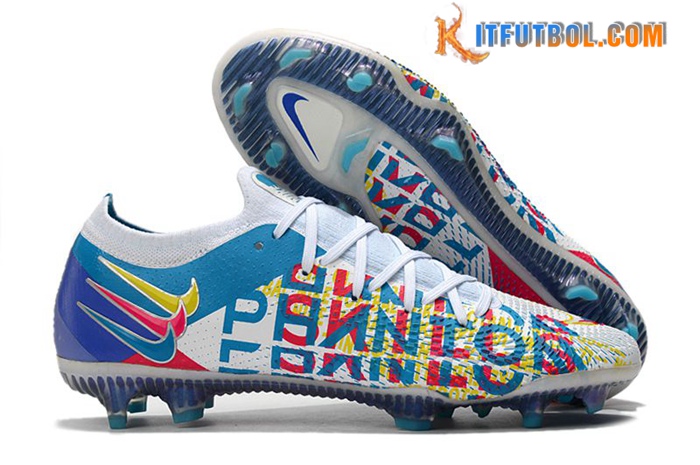 Nike Botas De Fútbol Phantom GT Elite 3D FG Amarillo/Rosa/Azul