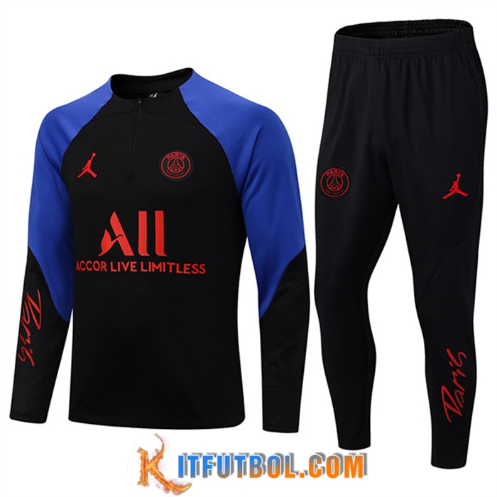 Chandal Equipos De Futbol Jordan PSG Azul/Negro 2022/2023