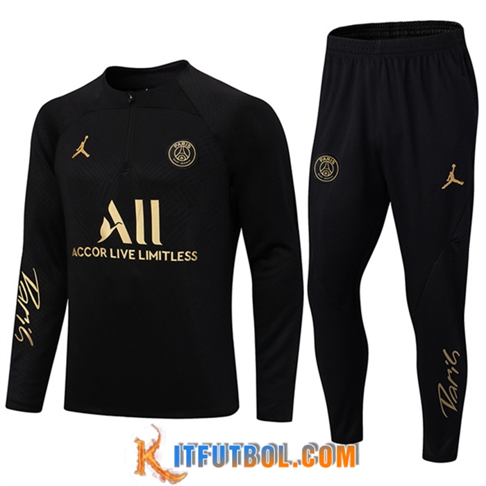 Chandal Equipos De Futbol Jordan PSG Negro 2022/2023