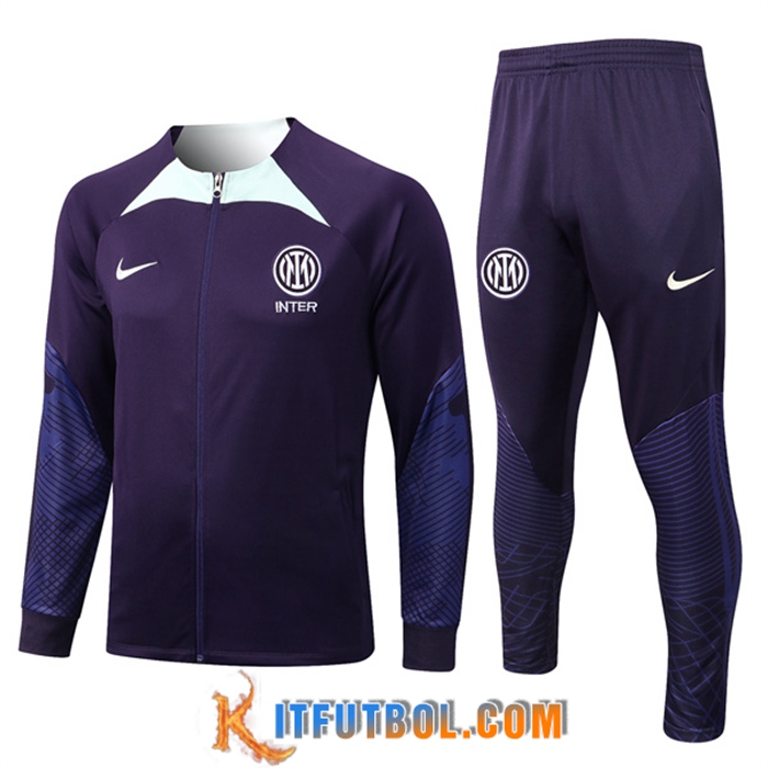 Chandal Equipos De Futbol - Chaqueta Inter Milan Violeta 2022/2023