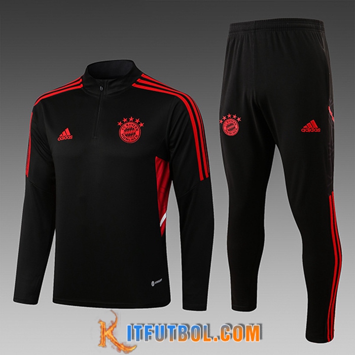 Chandal Equipos De Futbol Bayern Munich Ninos Negro 2022/2023