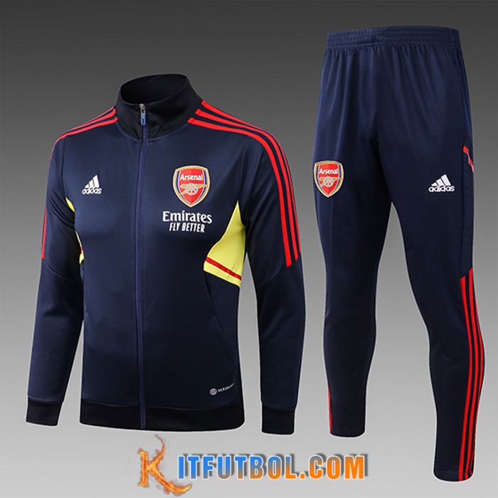 Chandal Equipos De Futbol - Chaqueta Arsenal Ninos Azul Marin 2022/2023
