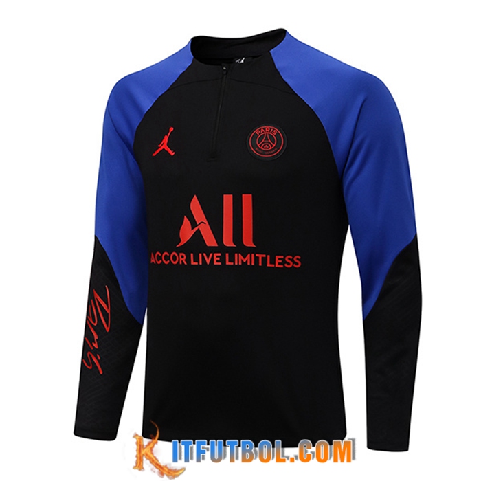 Sudadera De Entrenamiento Jordan PSG Azul/Negro 2022/2023