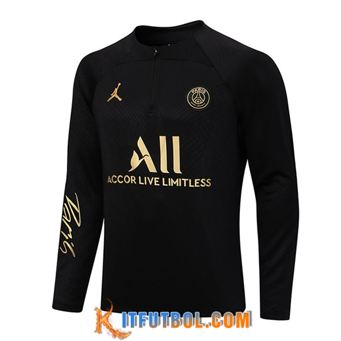 Sudadera De Entrenamiento Jordan PSG Negro 2022/2023