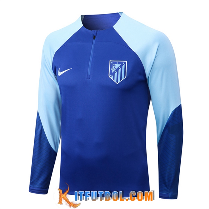 Sudadera De Entrenamiento Atletico Madrid Azul Marin 2022/2023