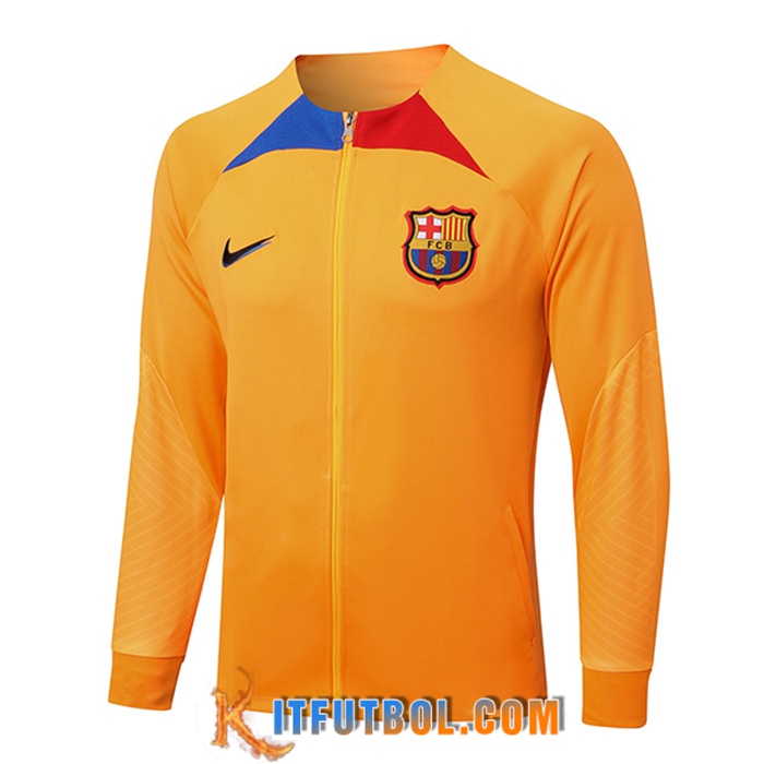 Chaquetas Futbol FC Barcelona Amarillo 2022/2023